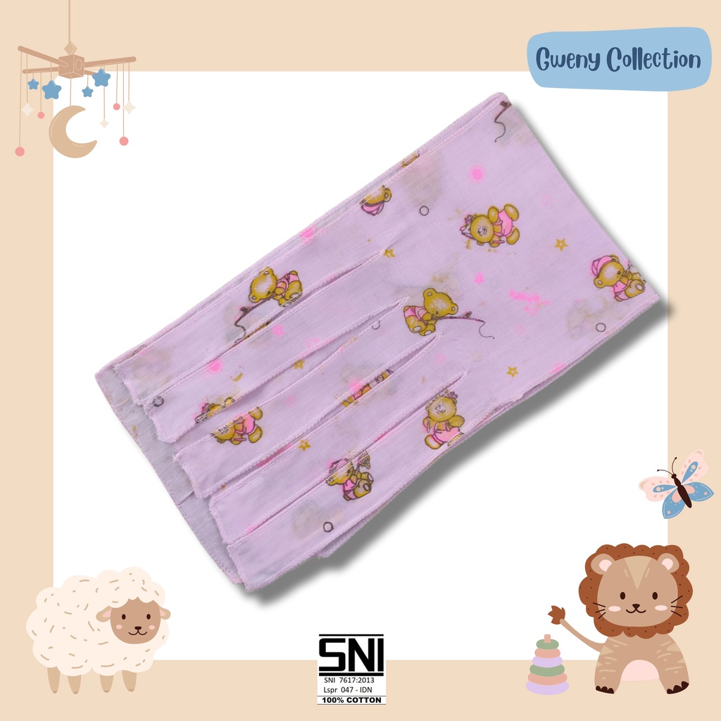 GURITA BAYI GURITA IKAT GURITA TALI NEWBORN WARNA MOTIF UNISEX GURITA BA WARNA SABLON (BA)