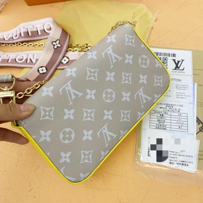 Tas  felicie double strap import free box uk 22x3x12 ( real pict )