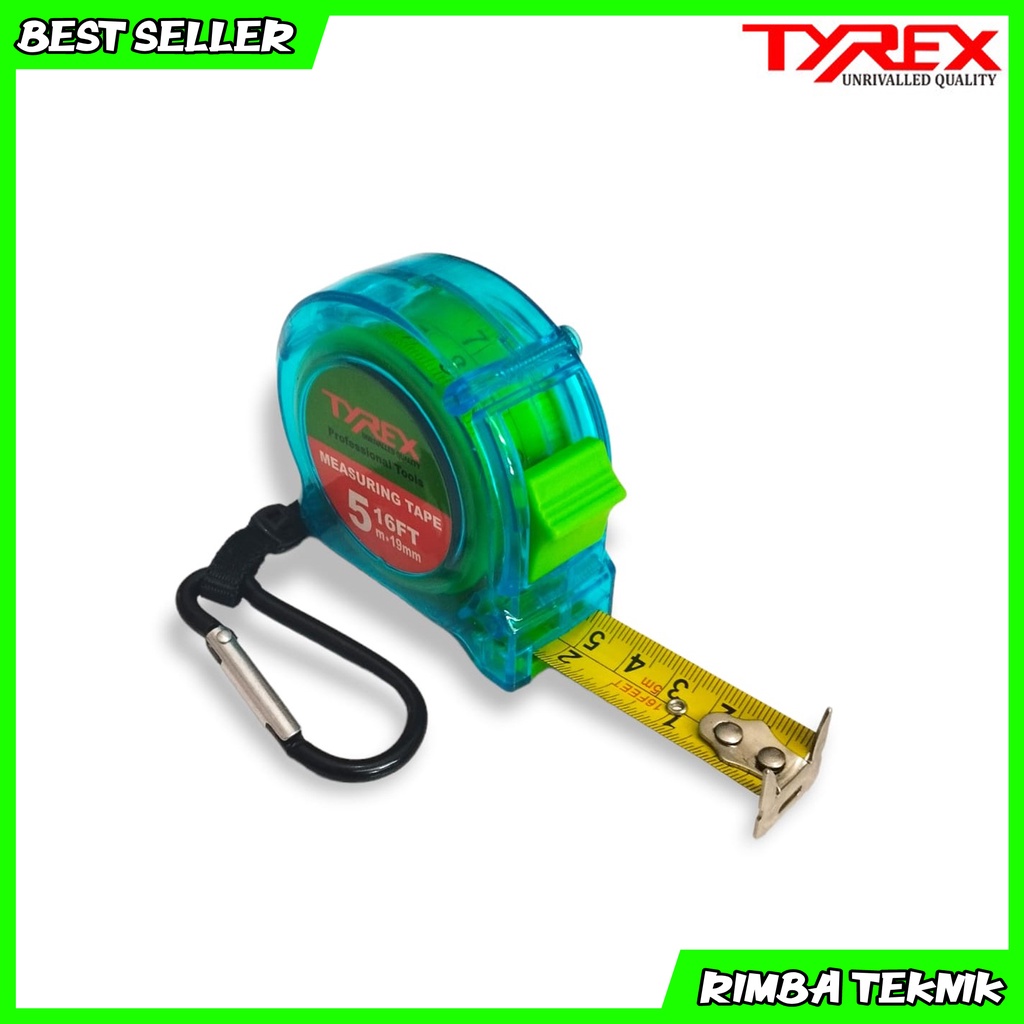 Meteran Tukang / Measuring Tape / Meteran 5 Meter Transparan Anti Pecah