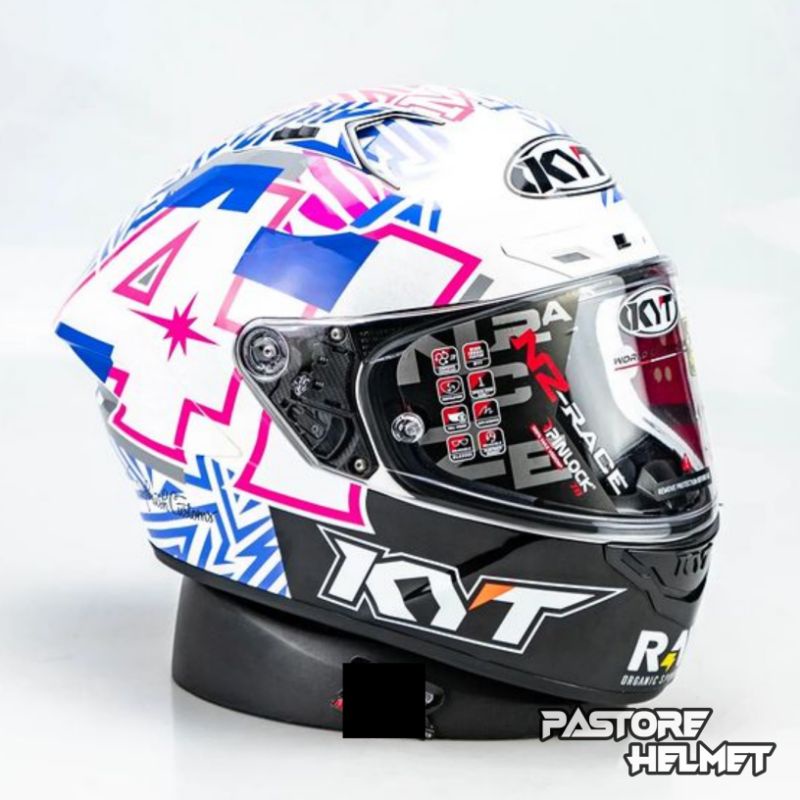 Helm KYT NZ RACE ESPARGARO REP 2022/E06 WITH SPONSOR / KYT NZ Race Espargaro Terbaru