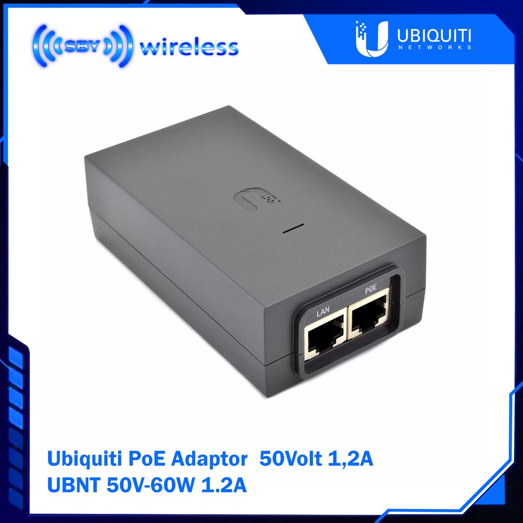 Adaptor PoE 50Volt 1,2A UBNT 50V-60W 1.2A Ubiquiti