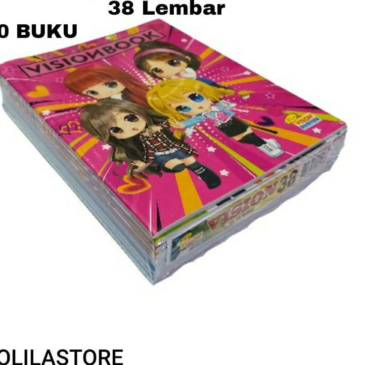 

↛ BUKU TULIS VISION ISI 38 LEMBAR 10pcs ⇰