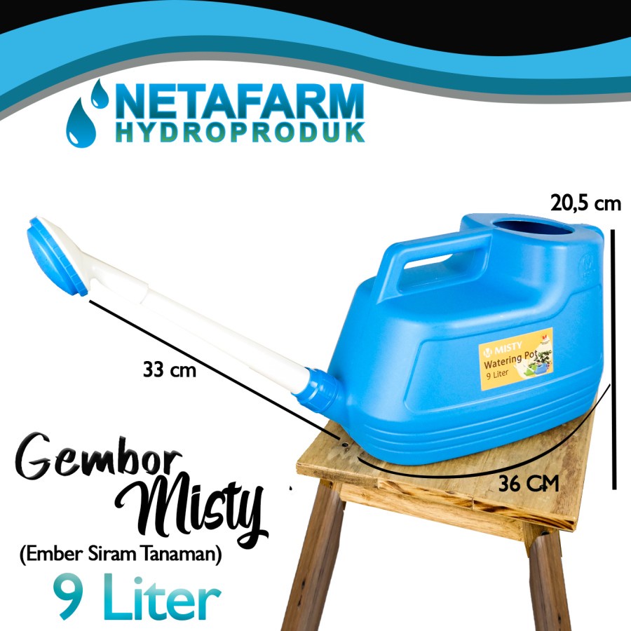 Gembor Air Ember Penyiram Tanaman MISTY 9 Liter - 1 pcs