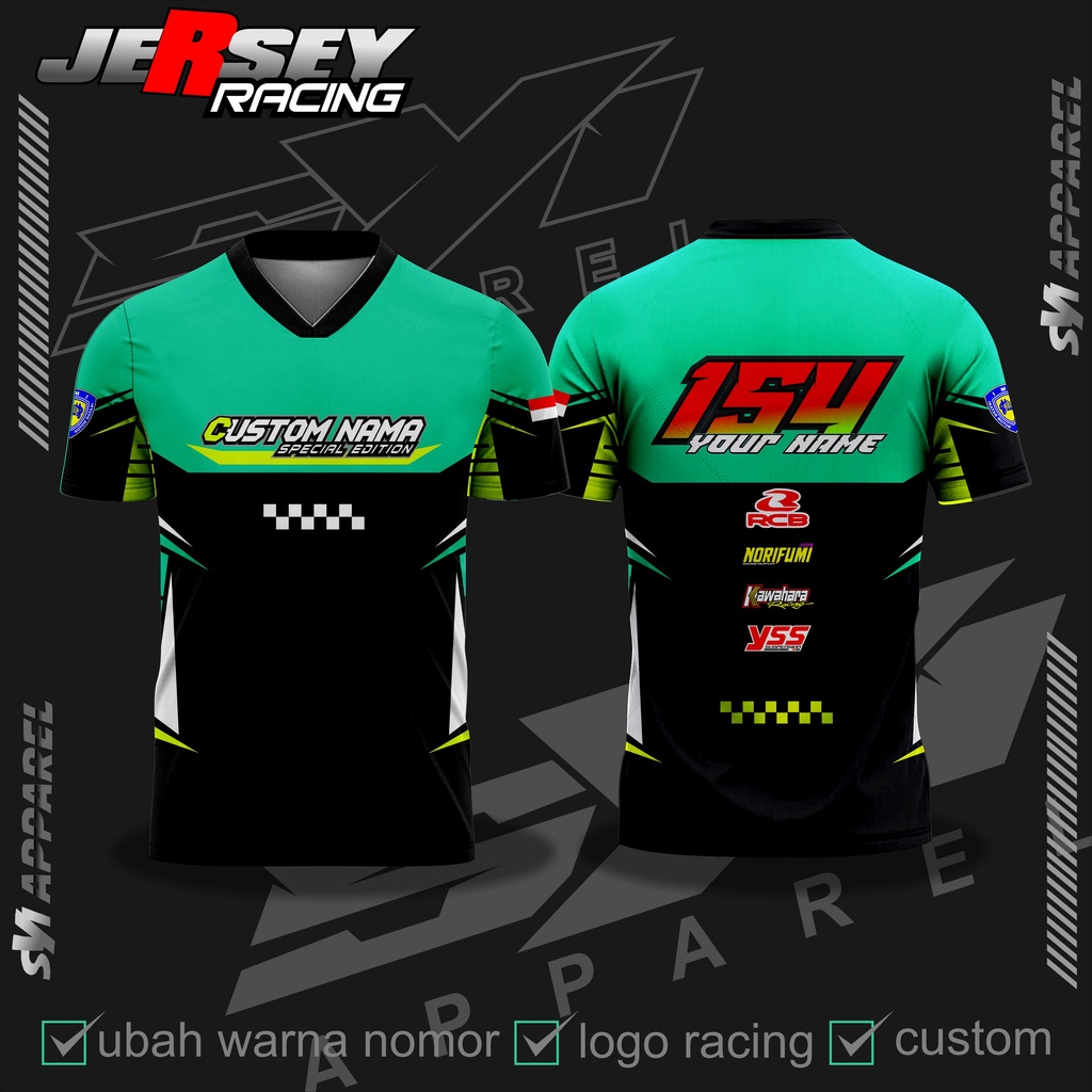 Jersey Racing, Kaos Jersey Racing Jersey Keren, Kaos Jersey, trail, Team racing, Tim Balap, Trail, D