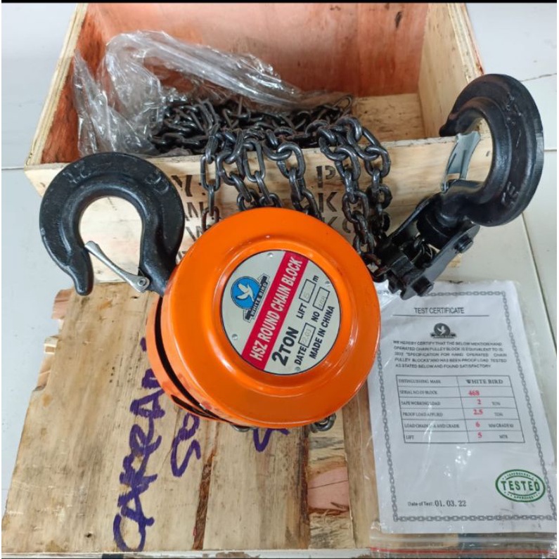 Chain Block 2 Ton 5 meter