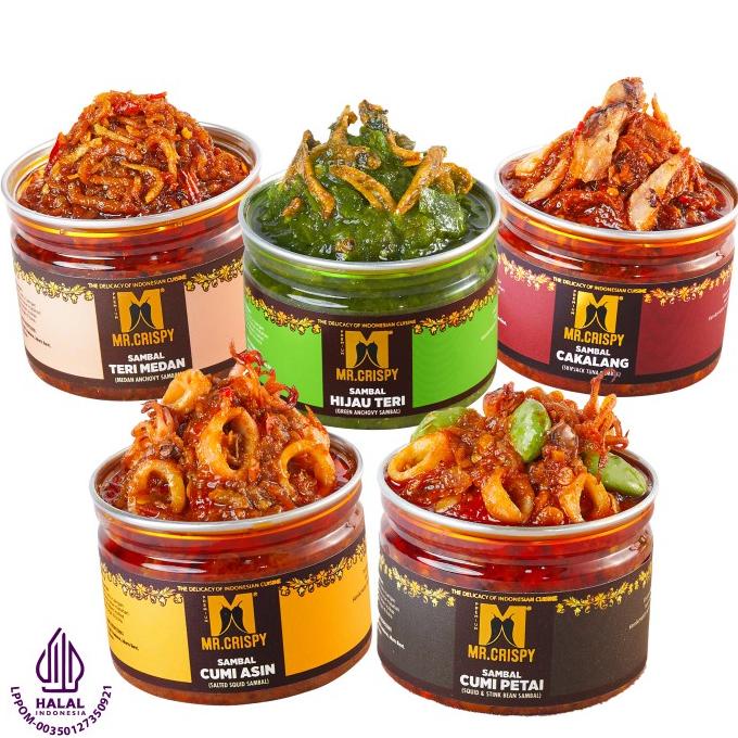

SAMBAL CUMI ASIN/PETAI/BAJAK EBI / TERI /ANEKA SAMBEL MR CRISPY