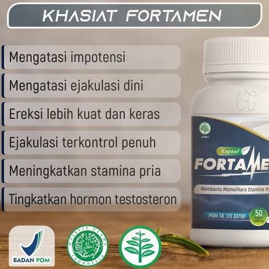 Fortamen Suplemen Herbal Stamina 100%Original (Bpom)