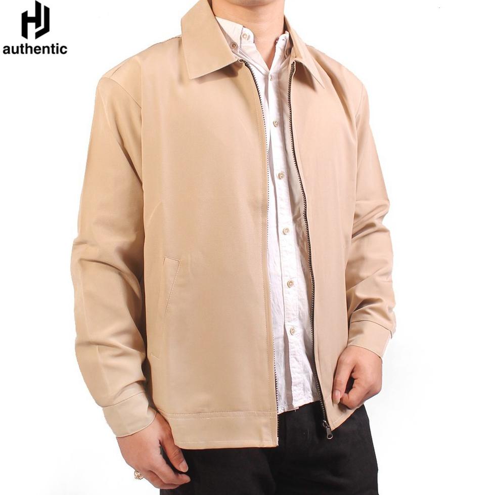 Jasket Pria Cotton CREM Jaket Boss Formal Semi Jas Cowok Kantor Jacket Seragam Santri Almamater (KOD