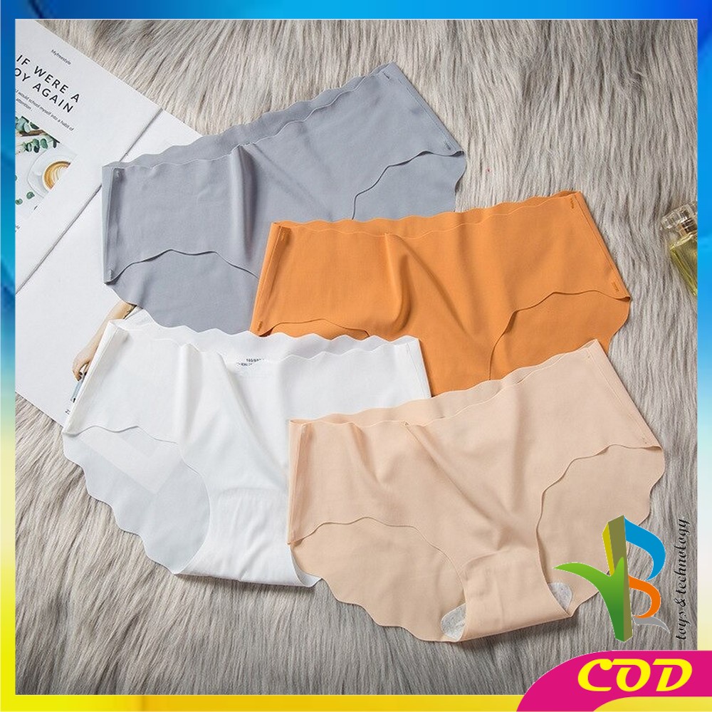 RB-P36 Celana Dalam Seamless Wanita Motif Bunga CD Cewek Panty Push Up Pakaian Dalam Kolor Wanita