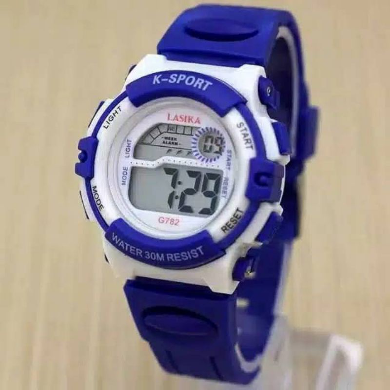 (Terima Cod)Jam Tangan unisex Lasika WF-82 Original Anti Air Strap Rubber/Karet(Dikirim Jakarta)