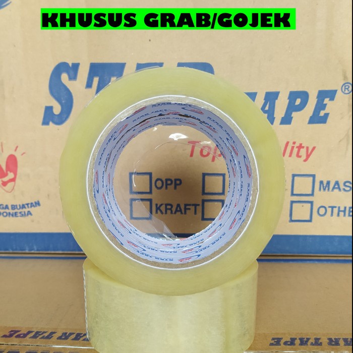 

lakban bening uk. 45mm x 100 yard ( 2 inch )