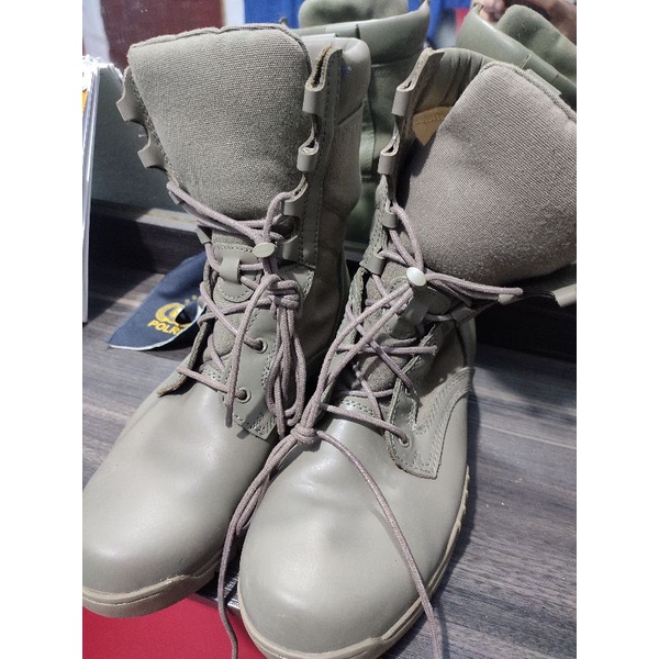 sepatu PDL hijau