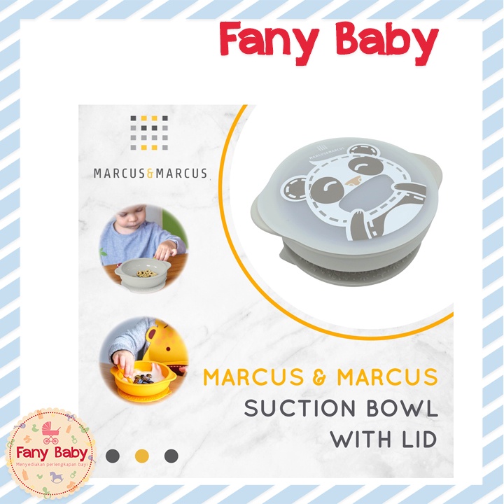 MARCUS MARCUS SUCTION BOWL WITH LID