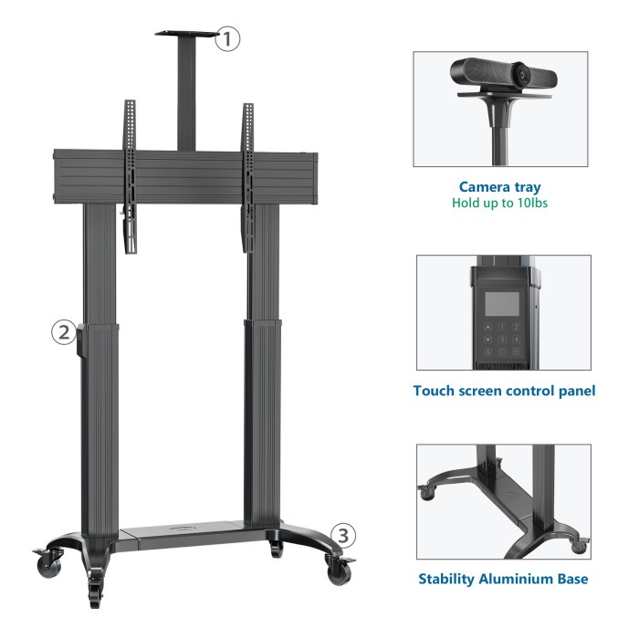 Bracket TV Stand 55 sampai 100 inch NB TW100 Motorized Lift Screen