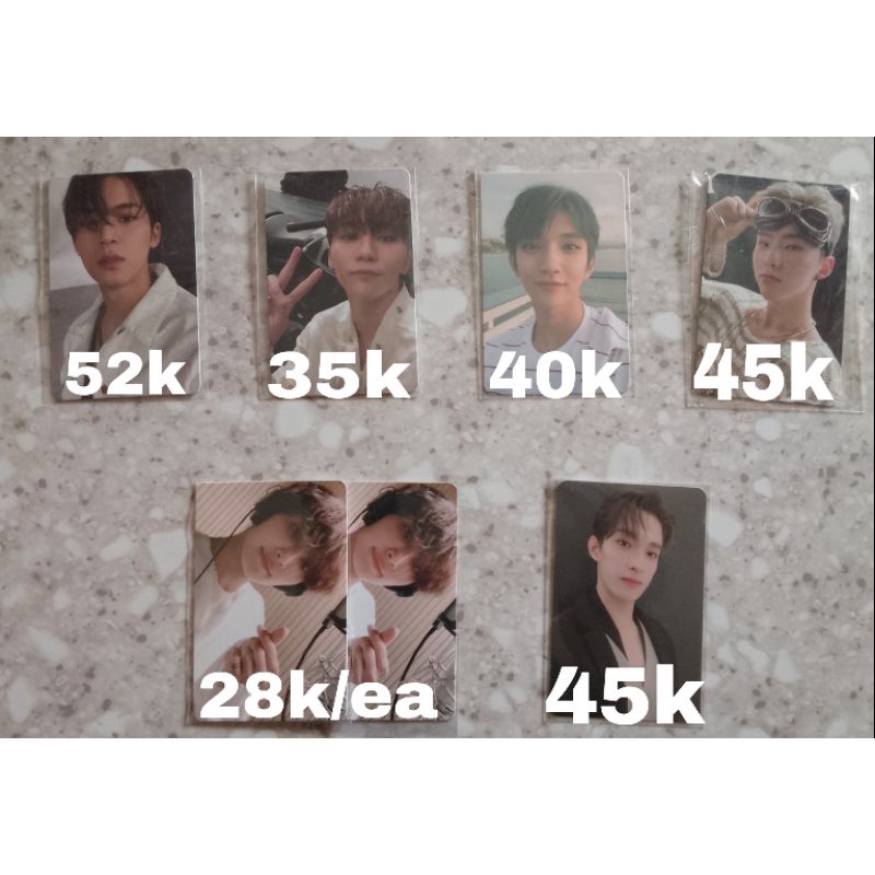 PC PHOTOCARD SEVENTEEN WONWOO PILOT VERNON JOSHUA HOSHI SEUNGKWAN MINGYU