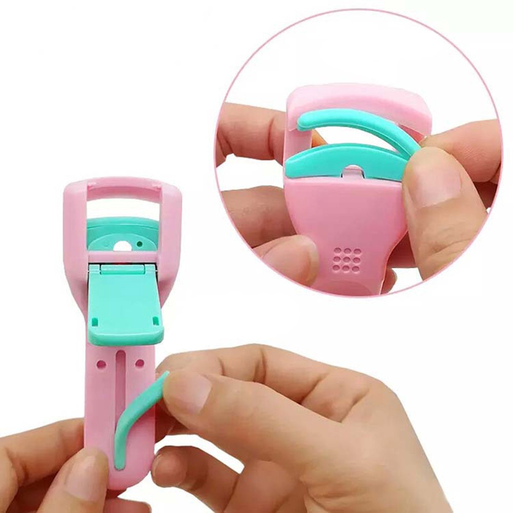 MAANGE Bulu Mata Pelentik Bulu Mata Jepitan Bulu Mata Tahan Lama Portable Eyelash Curler 4071