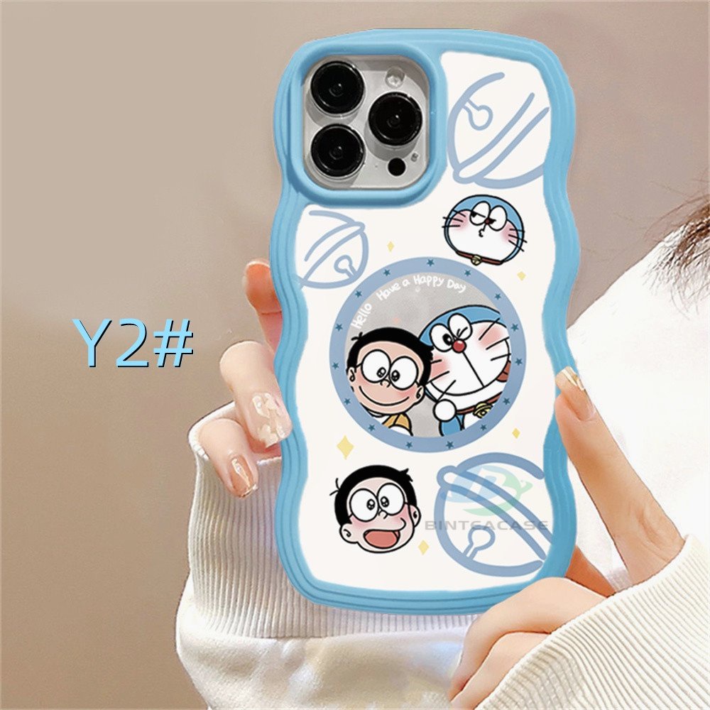 Casing TPU IPhone 14 14 Pro MAX 11 Pro 11 Pro MAX 12 12 Pro 12 Pro MAX 13 Pro MAX X XR XS MAX 6 6S 7 8 Plus Motif Doraemon