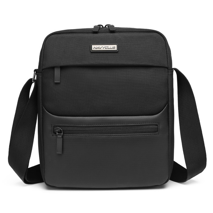 tas selempang Navy Club Tas Selempang Sling Bag HBI - Tas Pria Wanita - Crossbody - Hitam(M6G3) slin