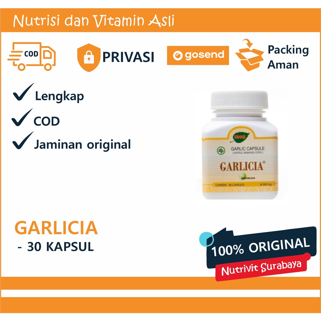 Garlicia Jamu Iboe Isi 30 Kapsul