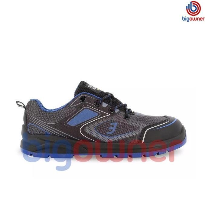 Sepatu Proyek Jogger Cador Blue / Sepatu Safety Pria / Sepatu Jogger