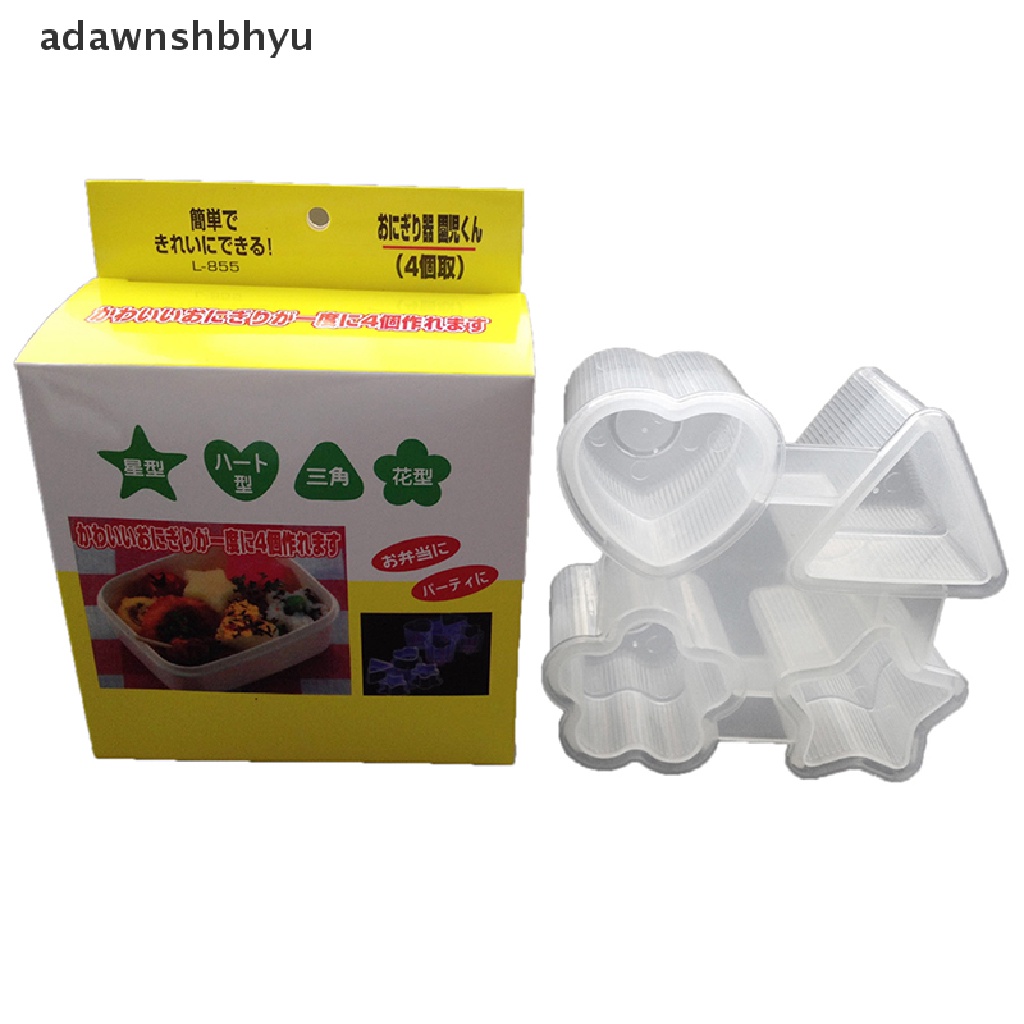 Adawnshbhyu Bentuk Kartun Rice Ball Set Sushi Roll Cetakan Sushi Rice Ball Bento Press Mold ID
