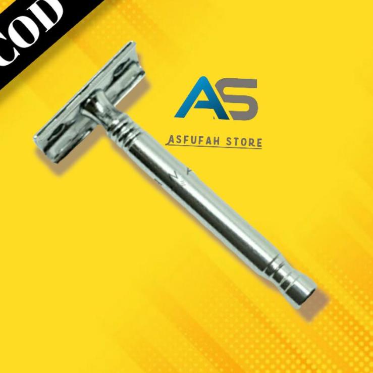 [KODE 77]  ALAT KEROK CUKUR JENGGOT DAN KUMIS MANUAL BESI STAINLESS
