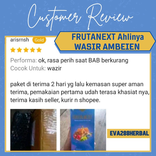Frutanext Original Ampuh Atasi Wasir, Ambeien, Banjolan Ambeyen, BAB Berdarah Ampuh