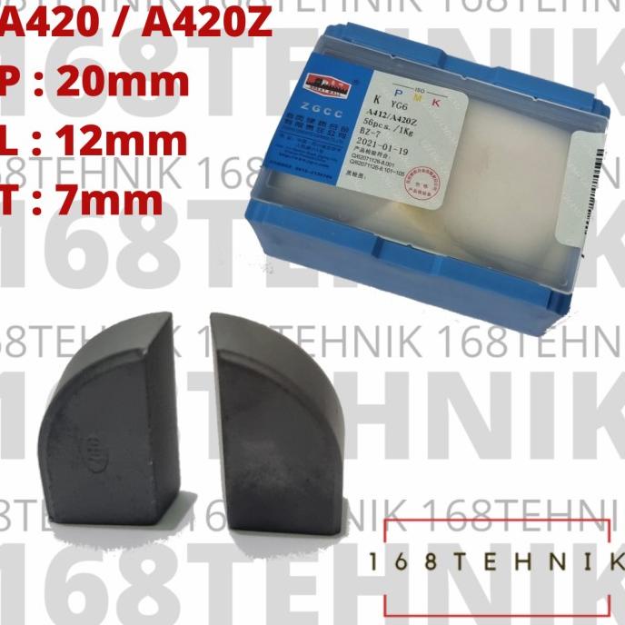MATA PISAU WIDIA A420 / YG6 A420 KANAN KIRI / WIDIA YG-6 A420 / A420Z selalu promo