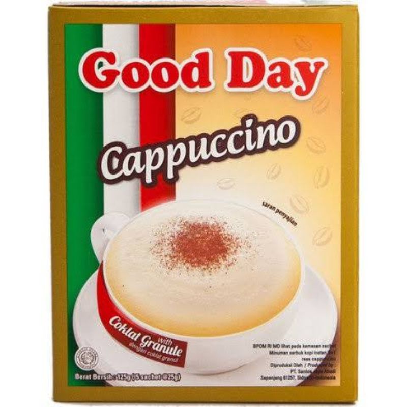 

Good Day Cappucino Kemasan 25 Gram