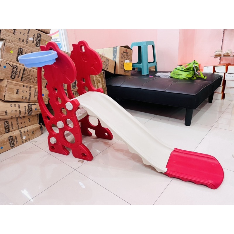 Perosotan Dino Slide Space Baby SB-8201 Slide Dino Ring Ball Mainan Anak Seluncuran