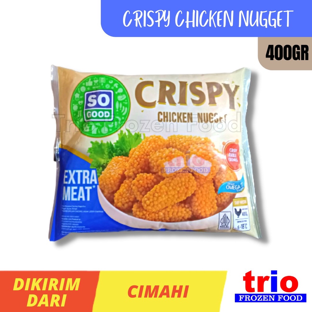 

SO GOOD CRISPY NUGGET CHICKEN 400GR