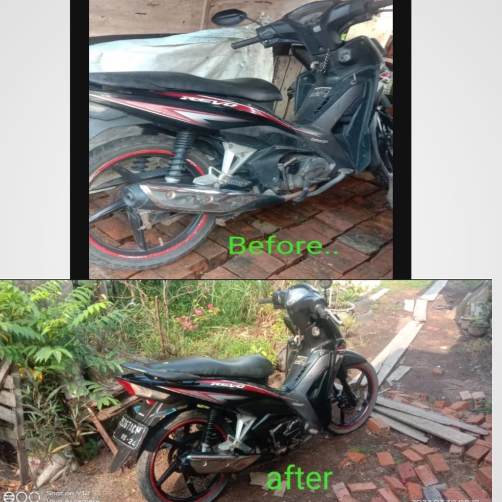 SUPER ONE PENGHITAM BODY MOTOR PERMANEN PENGKILAP DASHBOARD MOBIL 100 ML