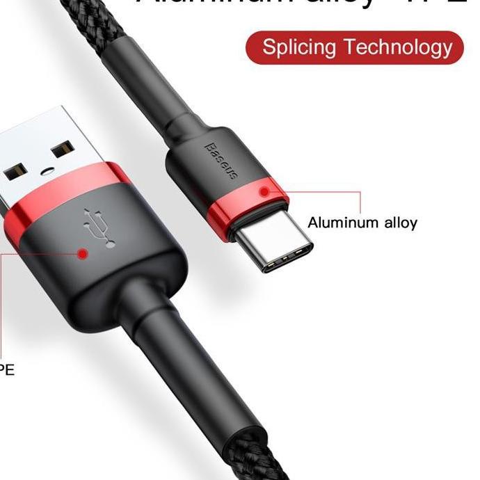 8.8 Baseus Kabel Data Type C Cafule Cable For Type C Quick Charge Baseus Type C Kabel Type C Baseus