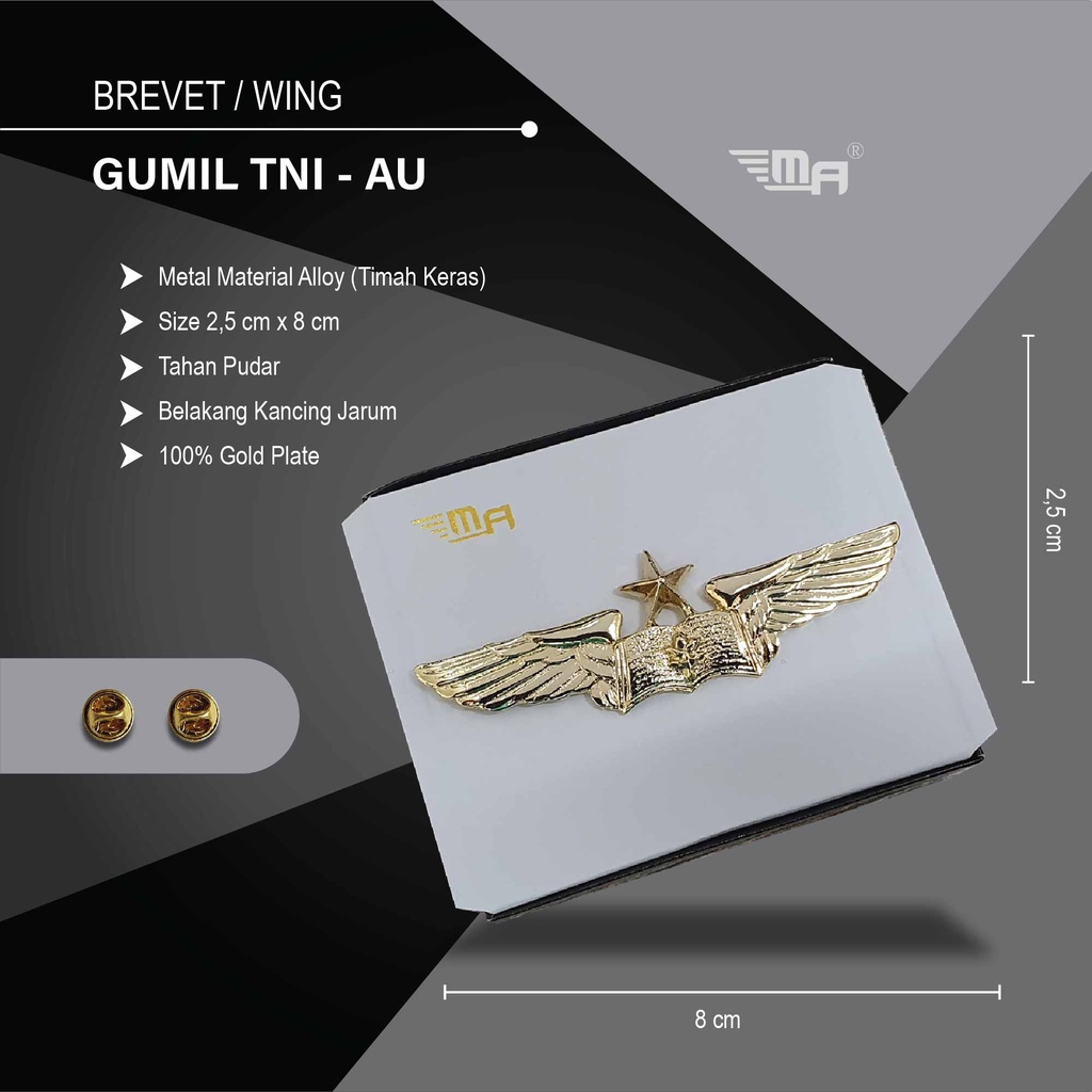 WING GUMIL TNI - AU BREVET PIN