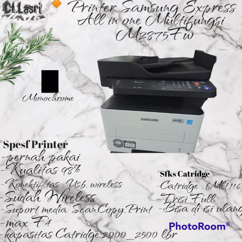 Printer Samsung Xpress M2875FW Multifungsi