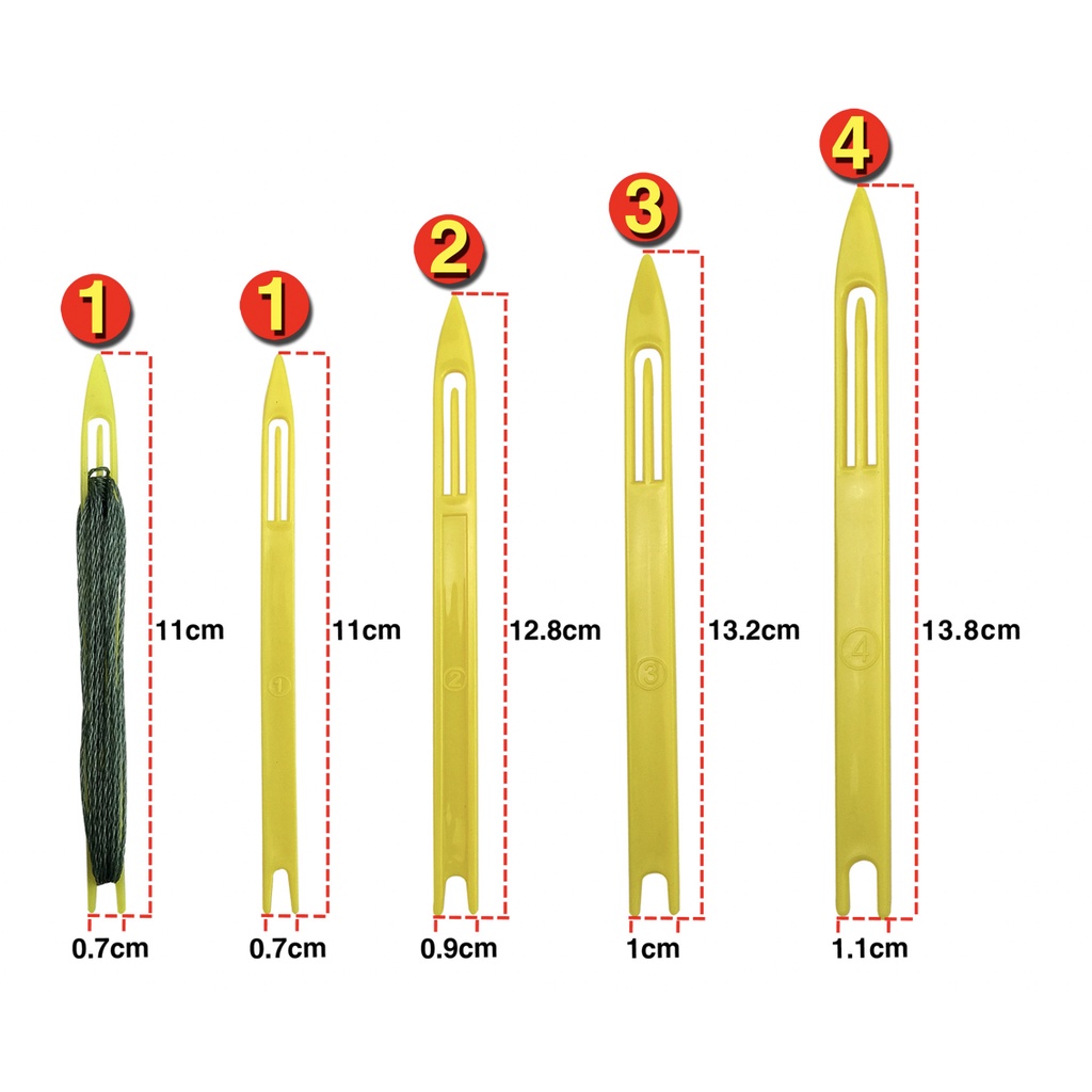 Ramai Pancing Coban Alat Jahit Rajut Jaring dan Jala no 1 . 2. 3. 4.