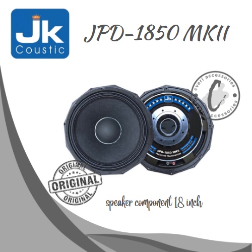 JK Coustic JPD1850MKII Speaker Component Original JPD-1850 MKII