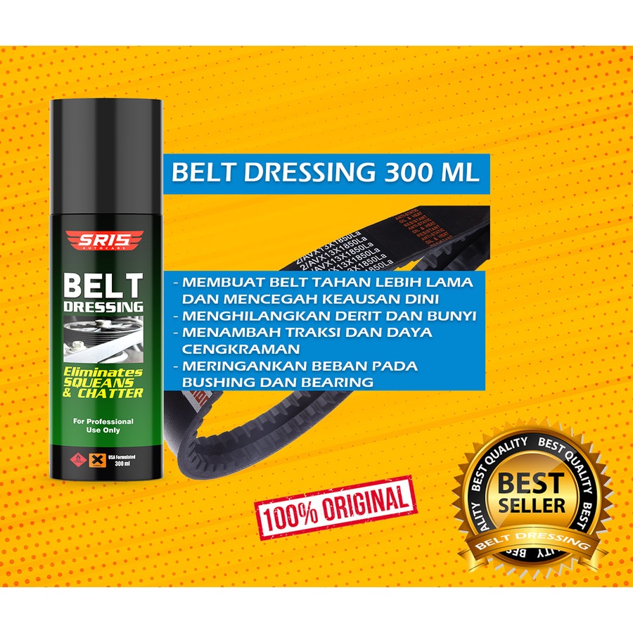 Jual Belt dressing Vbelt Dressing Mobil Motor SR15 300ml { SR15 Belt