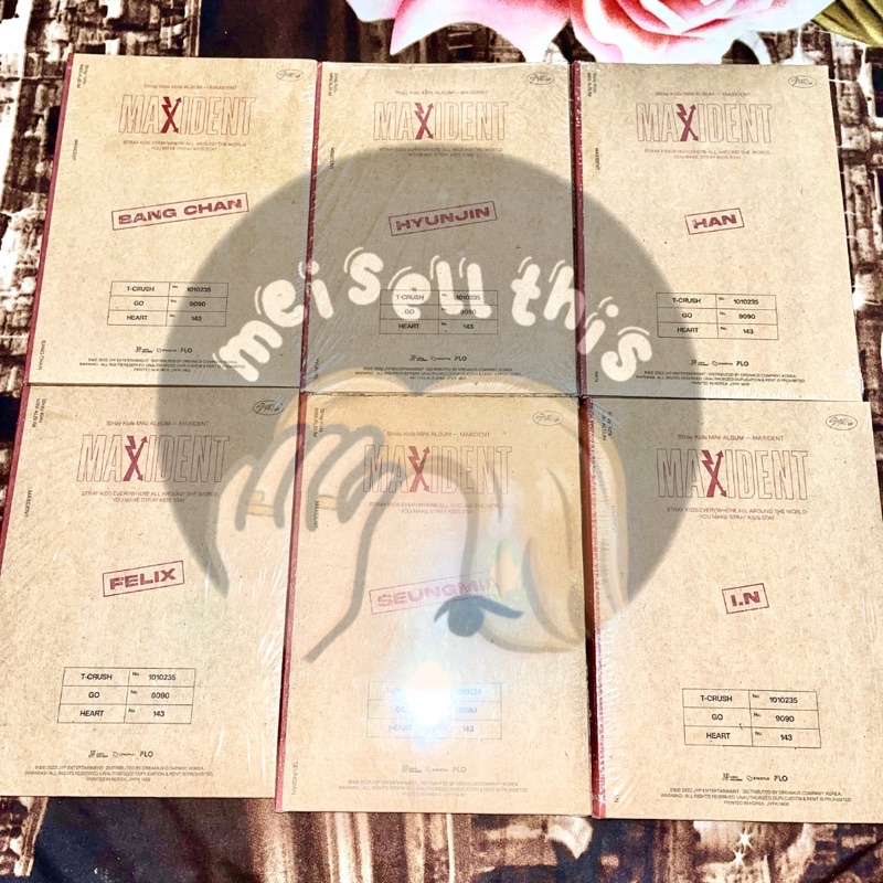 [READY STOCK] Stray Kids MAXIDENT Paper Case Album SEALED 1ST PRESS