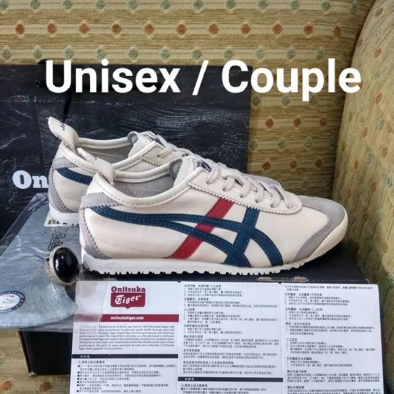 Tiger Mexico 66 Deluxe - Cream List Blue Red