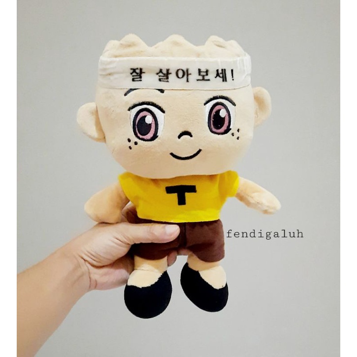 Boneka Cowok Korea' Karakter Hyung Seul Lucu Original Size 30 cm