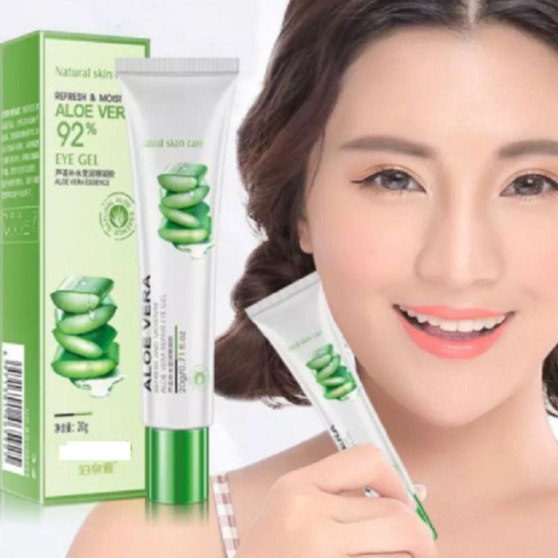 Eye Cream Penghilang Mata Panda Dan Kerutan Kantung Mata Hitam Ampuh Aloevera 20gr Original Import Bpom