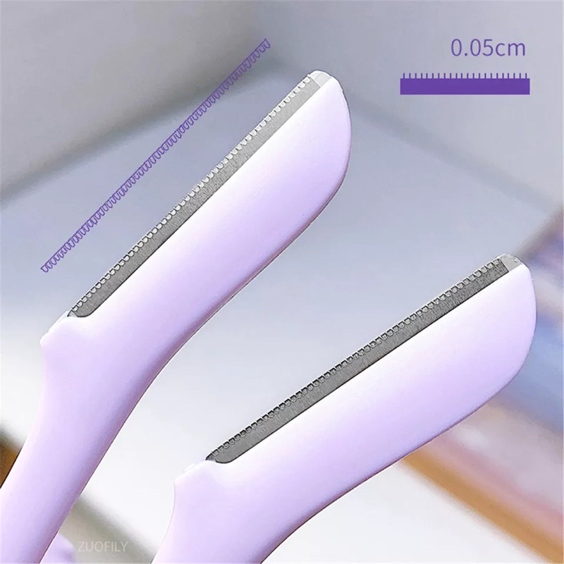 2PCS EYEBROW RAZOR SET RABBIT - Cute Rabbit Shape Design Eyebrow Trimmer 2pcs/set Facial Hair Remover Eyebrow Lip Razor Eyebrow Trimmers Beauty Makeup Tool Set