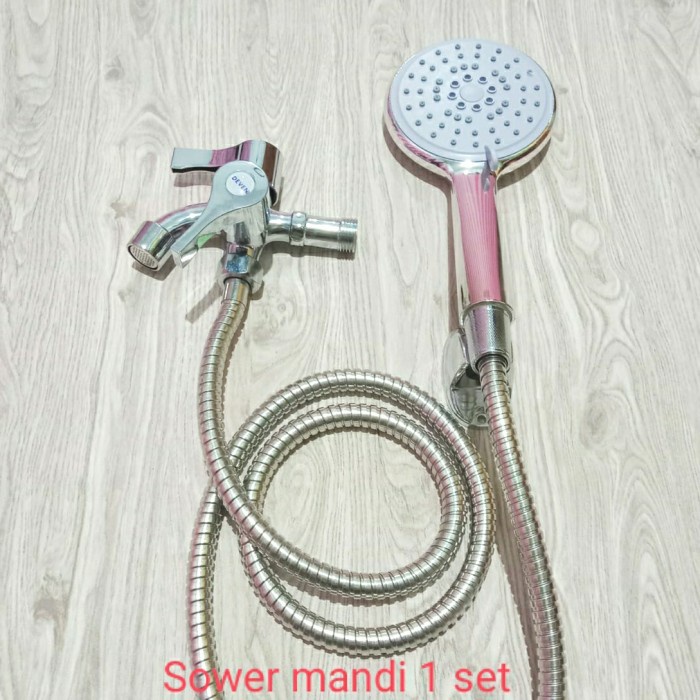 SOWER MANDI 1SET SHOWER DENGAN KRAN CABANG HAND SOWER MANDI 1 SET