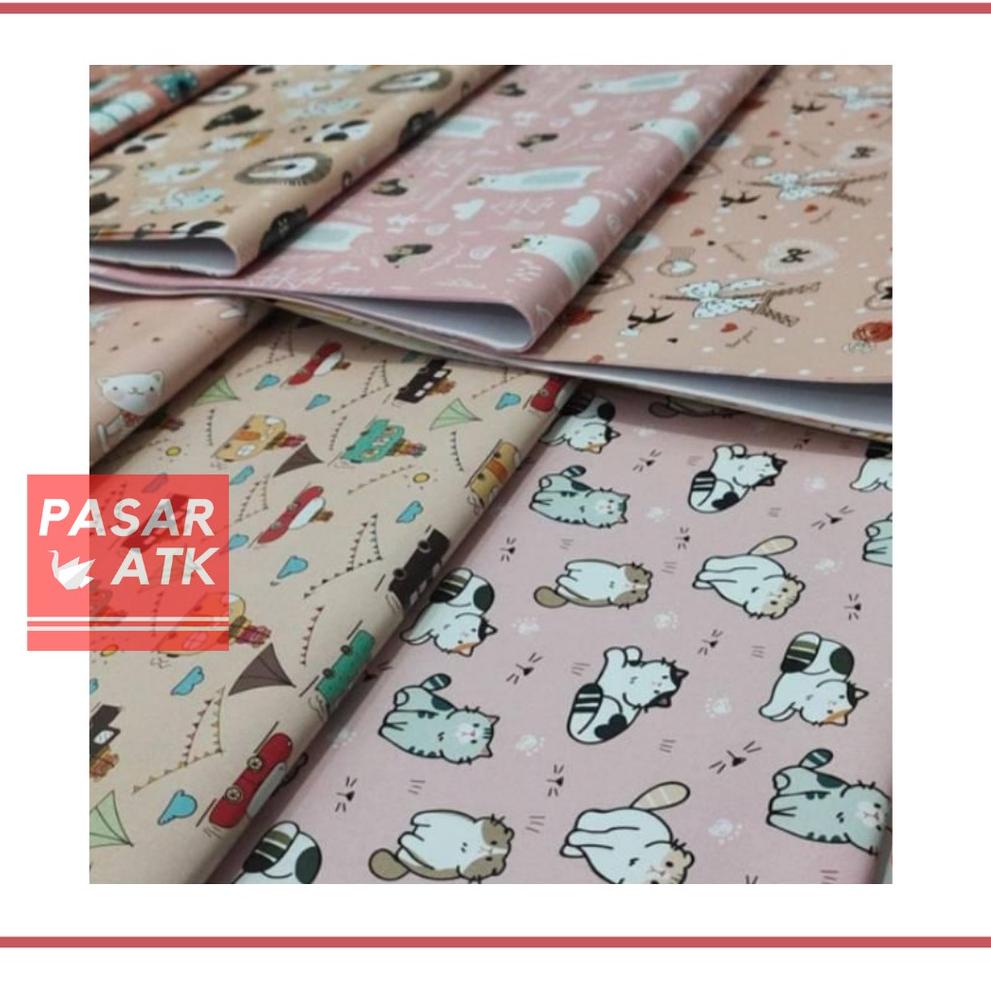 

☛ Bonus 50% Kertas Kado Glossy SIDU Motif Kartun (50 lembar) ,.,.,.,.,.,