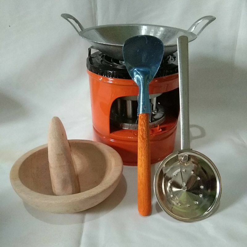 Mainan masak masakan anak miniatur alat masak