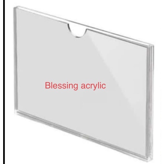 

ACRYLIC AKRILIK FRAME LIST UKURAN F4 33X21 CM. FRAME DINDING TEMPEL
