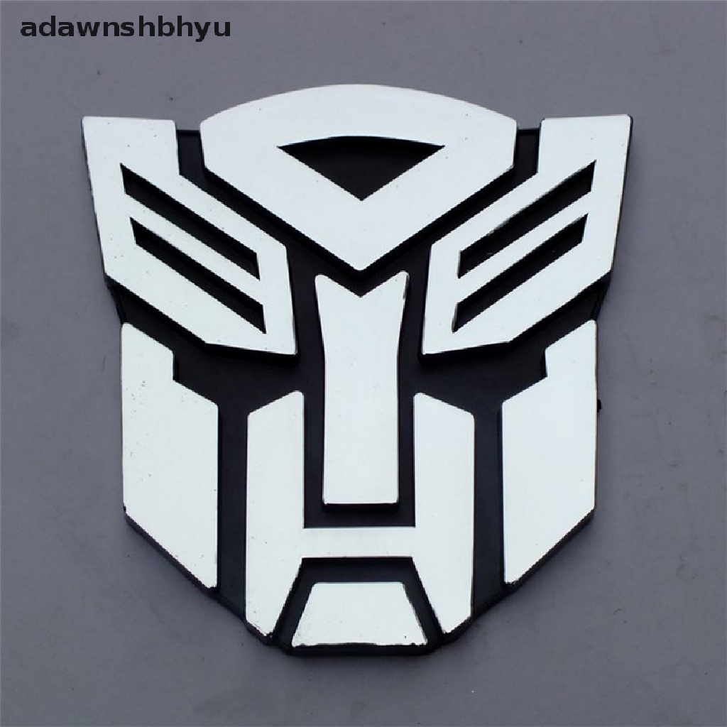 Adawnshbhyu 3D Logo Pelindung Autobot Transformers Emblem Badge Graphics Decal Stiker Mobil ID