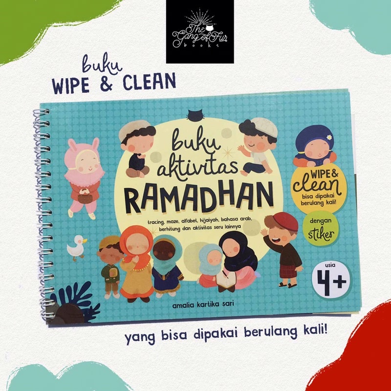 

Wipe & Clean Aktivitas Ramadhan The Gang Of Fur Book Original Ready Stock
