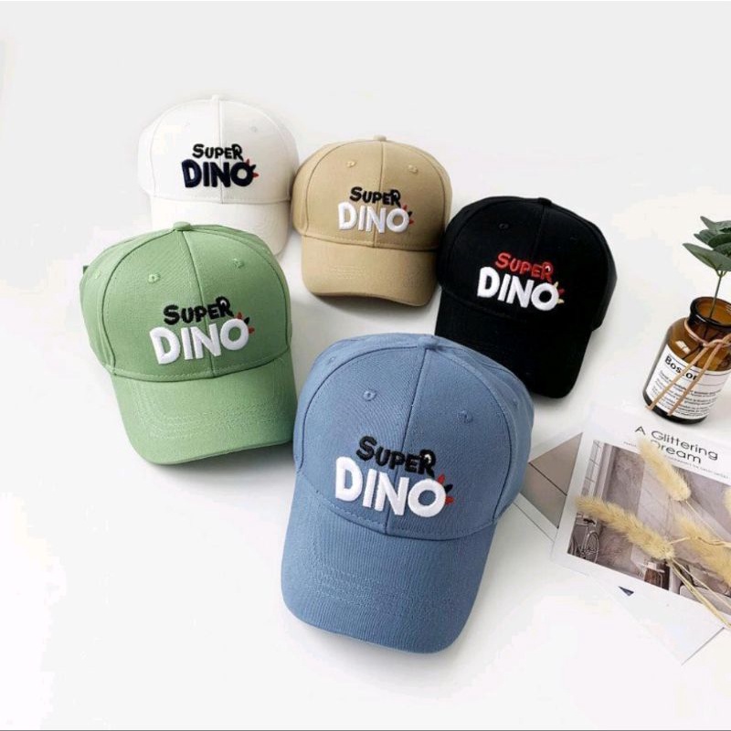 TOPI ANAK BASEE BALL SUPER DINO